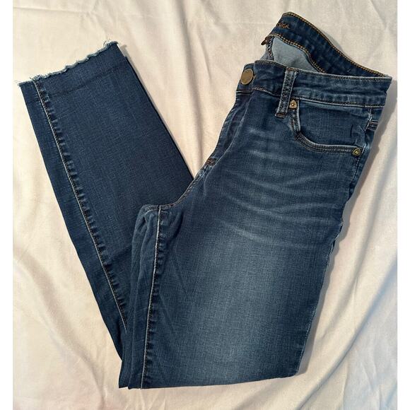 Kut From The Kloth Woman’s Jeans Ankle Dark Wash Size 10 - Picture 5 of 10
